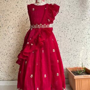 Kid's Crunchy Silk Gowns